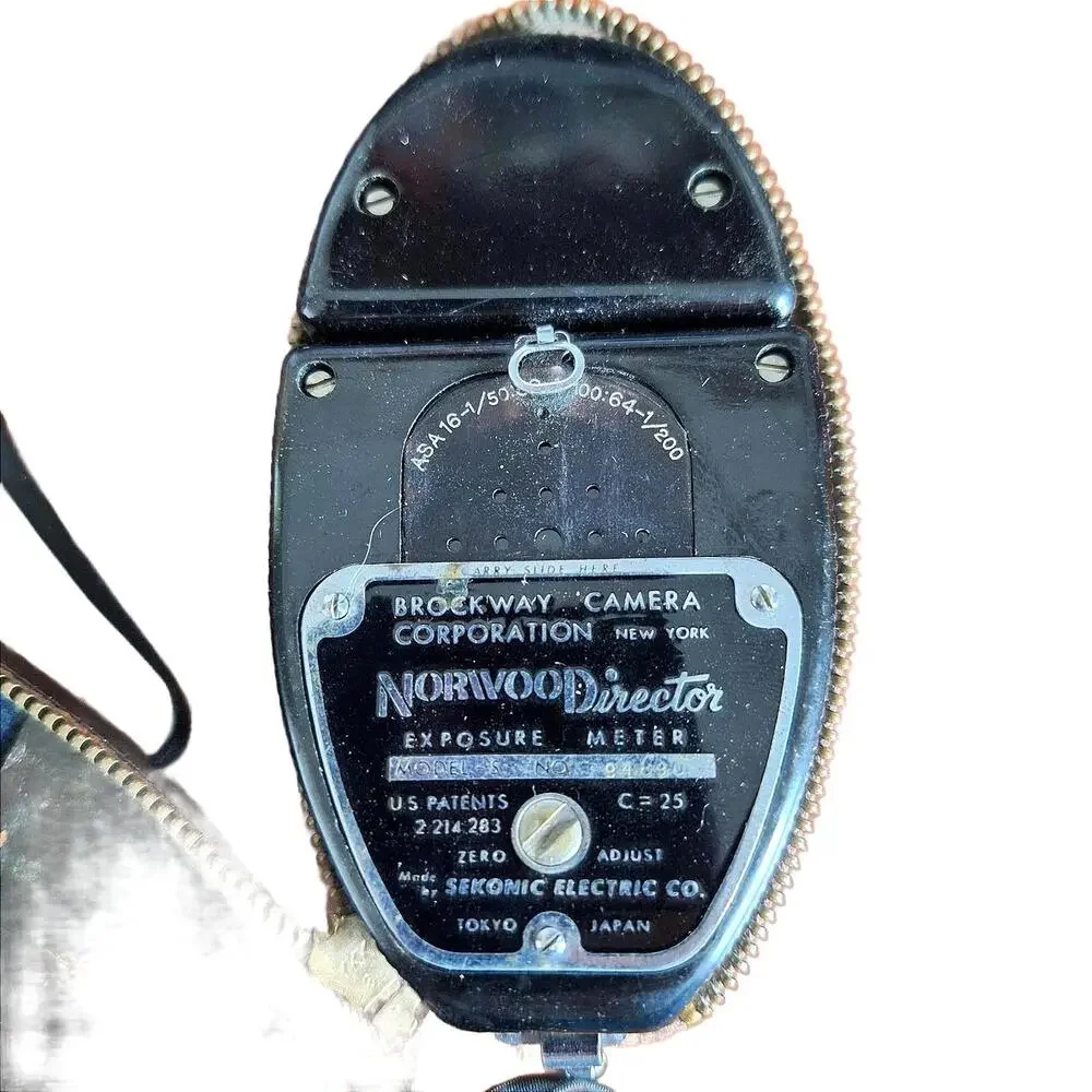 Brockway Camera Corp Norwood‎ Director Exposure Meter Model-s Japan